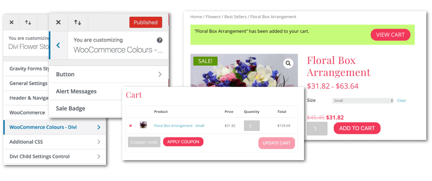 WooCommerce Colours For Divi Plugin Image Overview