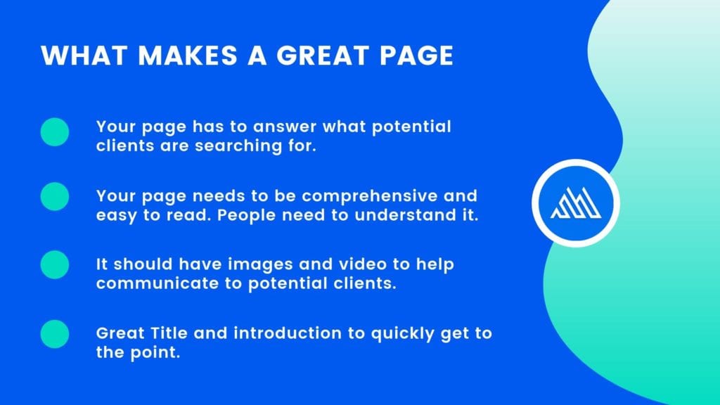 What makes a great page?